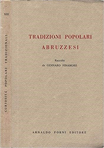 Copertina delle Tradizioni popolari abruzzesi